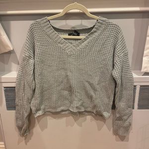 Urban Heritage grey cropped sweater